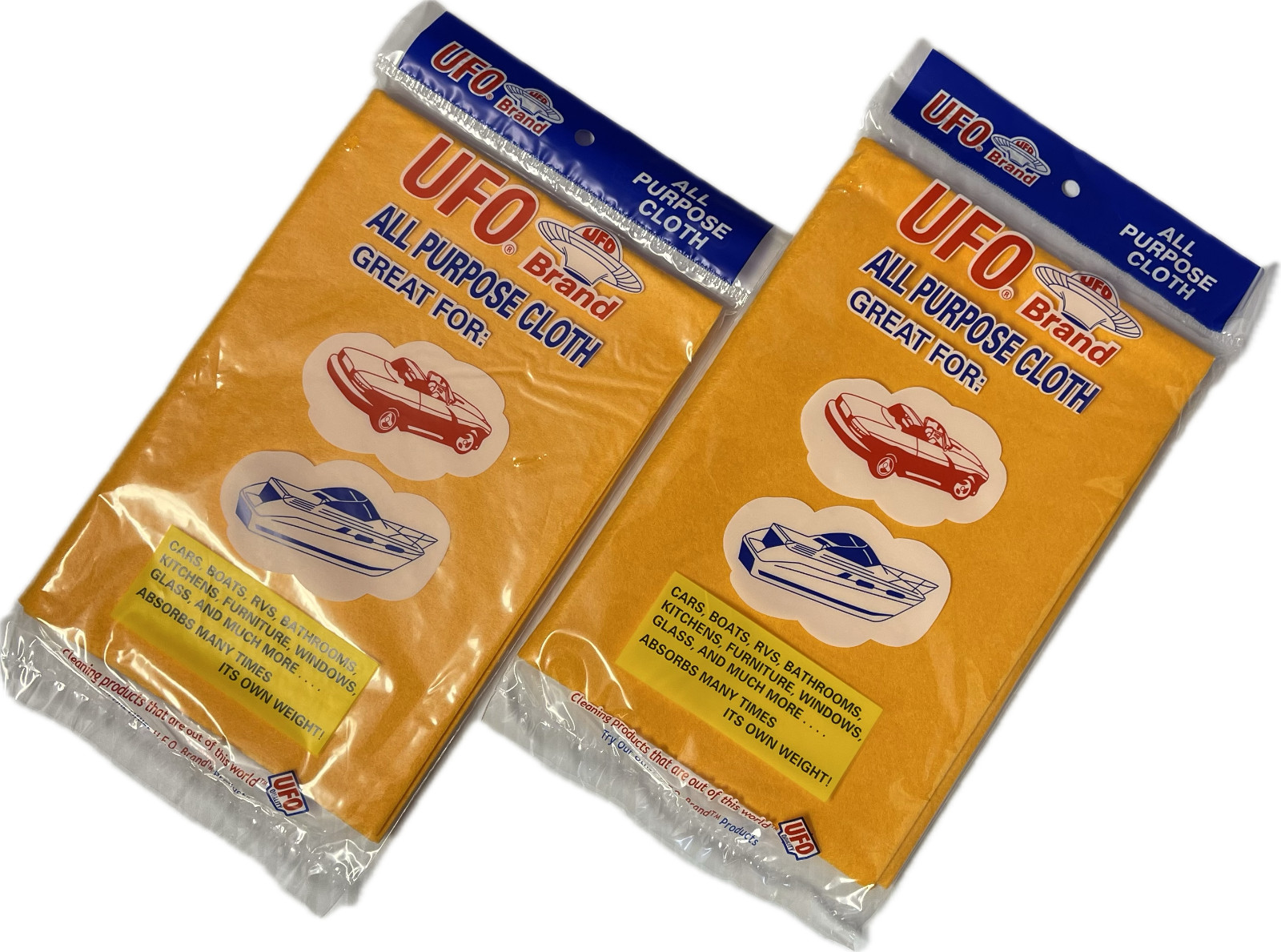 2 Miracle Cloth All Purpose Polishes Cleaning Towel 13”x20” Soft, will Shines