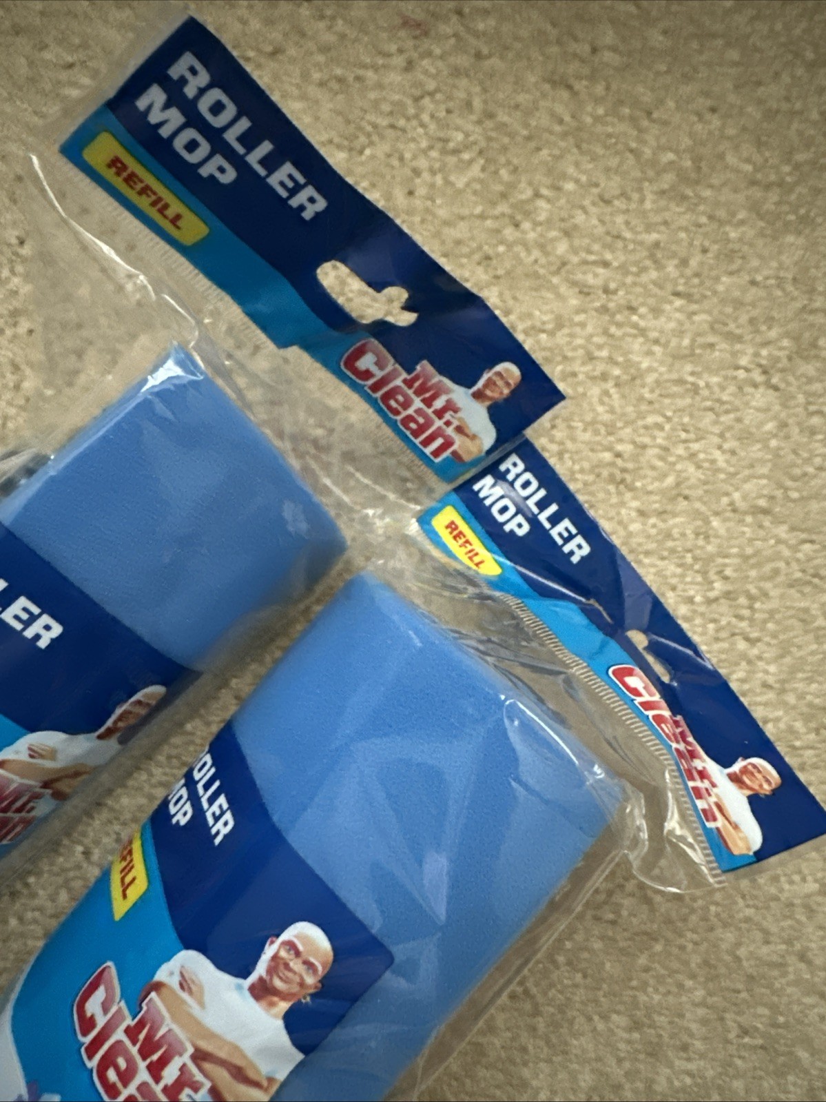 Mr. Clean ROLLER Mop Refill Durable Sponge Head Brand New Free Shipping
