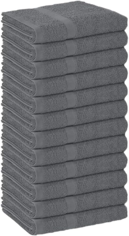 Salon Towels – 16×27 Inch – Pack of 12 – Soft, Absorbent, Quick-Dry Cotton