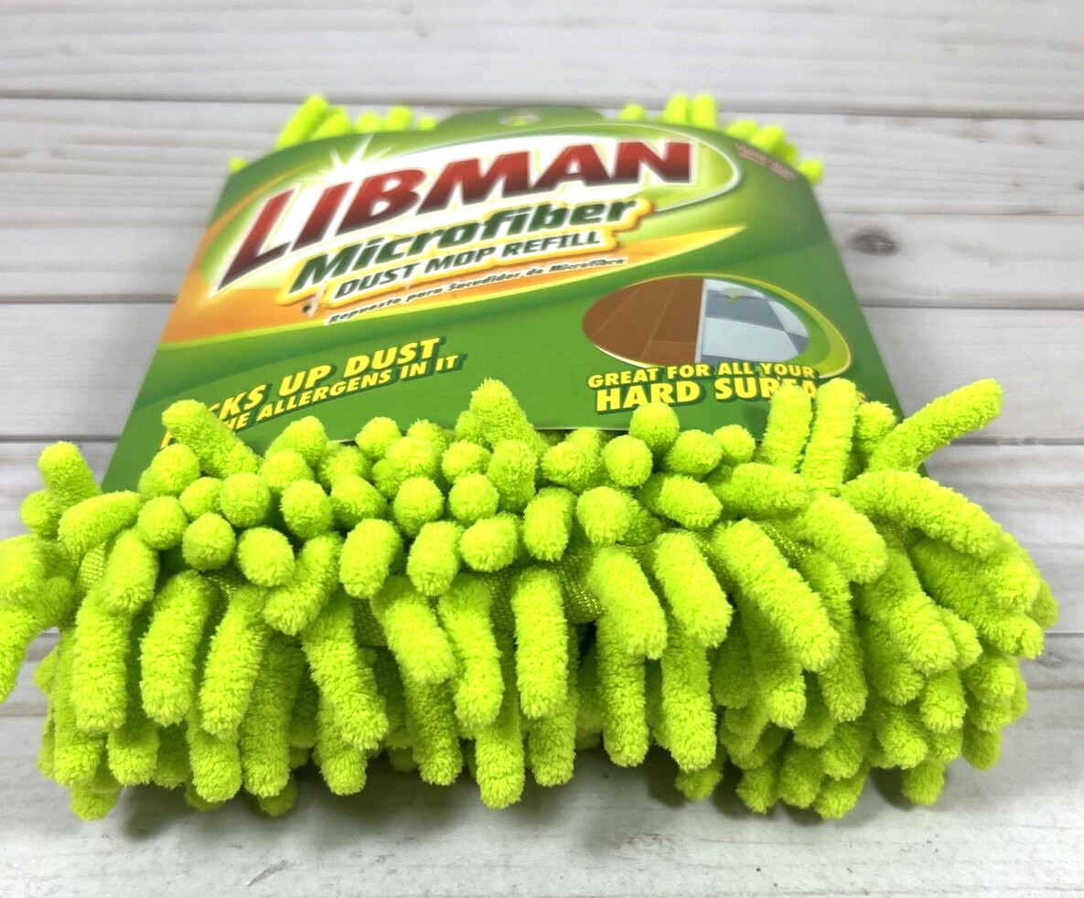 Libman Microfiber Dust Mop Refill #00196 Hardwood Vinyl Linoleum Tile Floor
