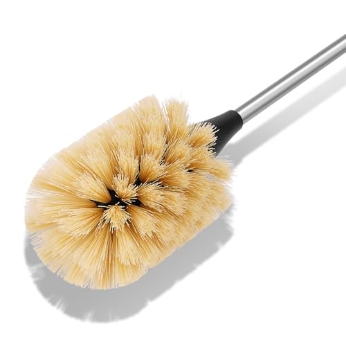 Water Bottle Cleaning Brush with 2 Replaceable Heads, 15 Inch ( Pack of 1)