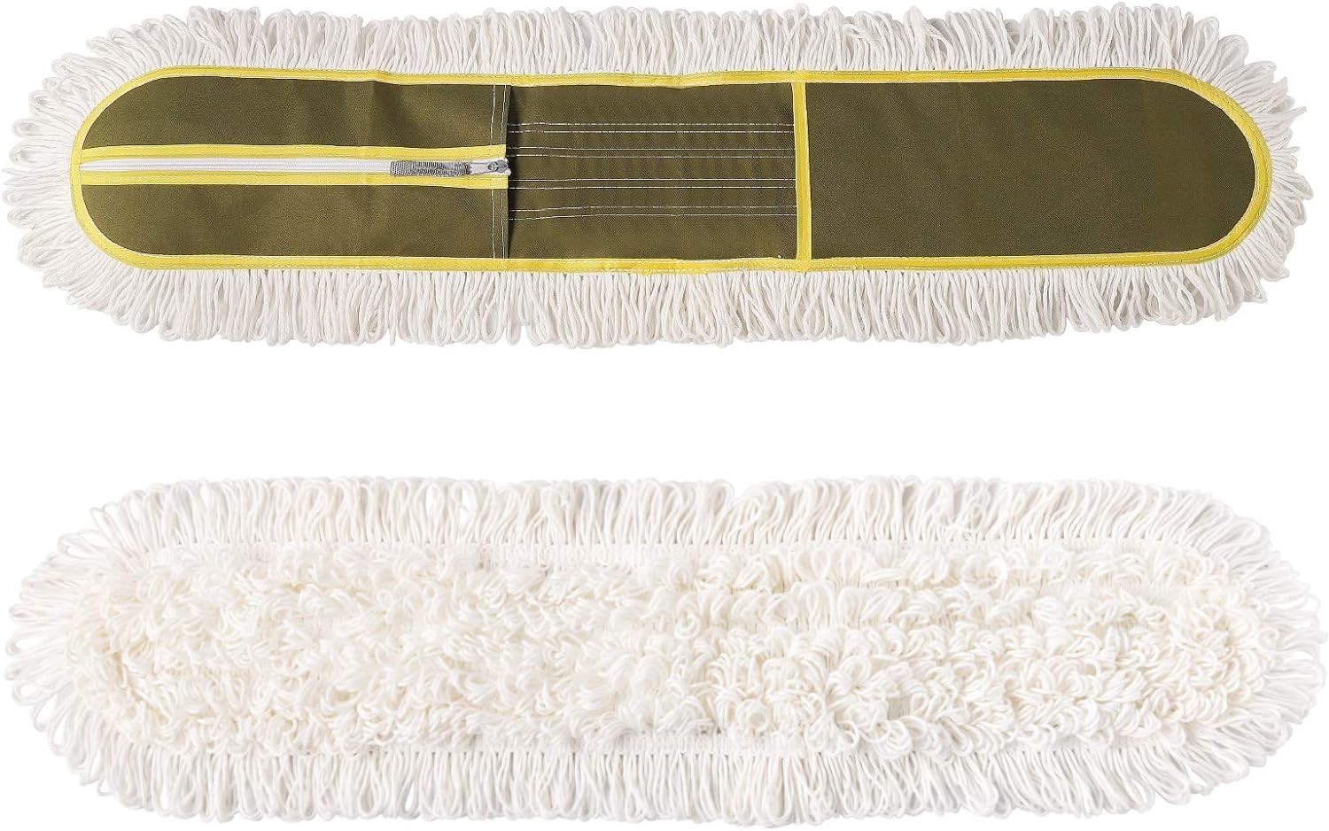 36″ Microfiber Mop Pads 2 Pieces Just Fit Industrial Dust Mop: B08R3F1ZZM,Green