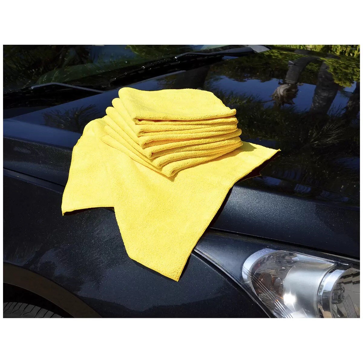 36pcs Kirkland Microfibre Car Drying Towels Ultra Soft Cleaning Plush Cloth Glas