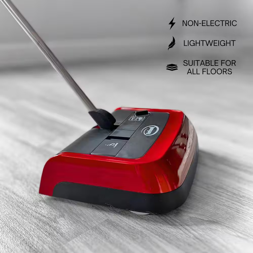 Evolution 3-Sweeper for Hard Floors and Carpets with Adjustable Height, Manual F