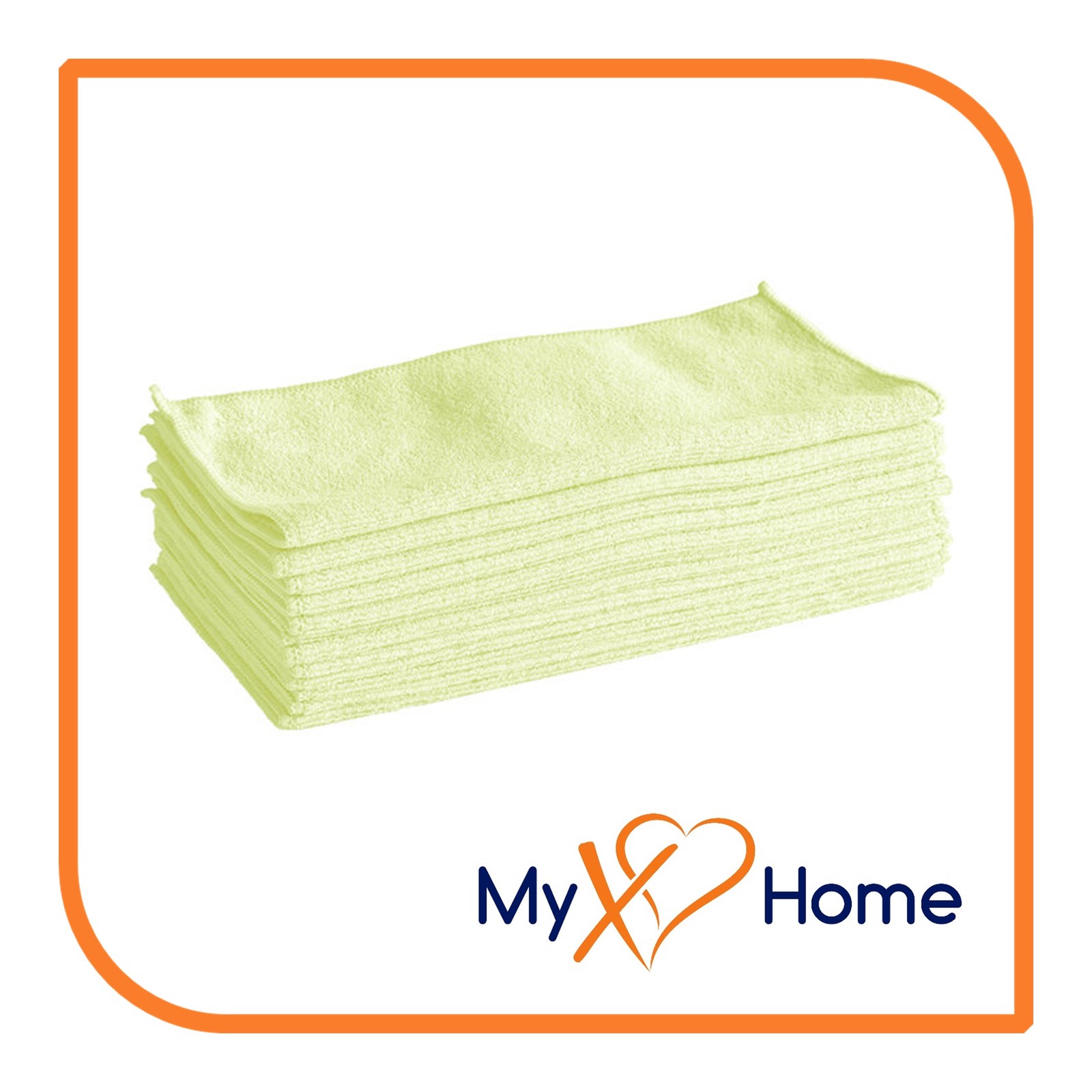12 x 12 Yellow Microfiber Towel(s) by MyXOHome