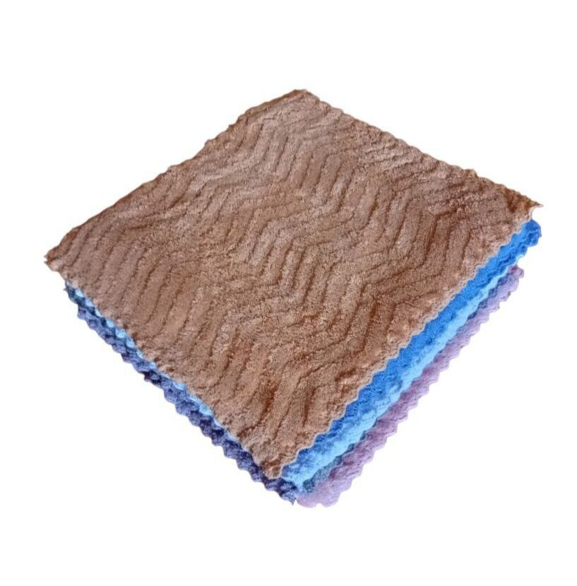 20pcs of 10×10 in microfiber soft absorbent kitchen cleaning towels, rags