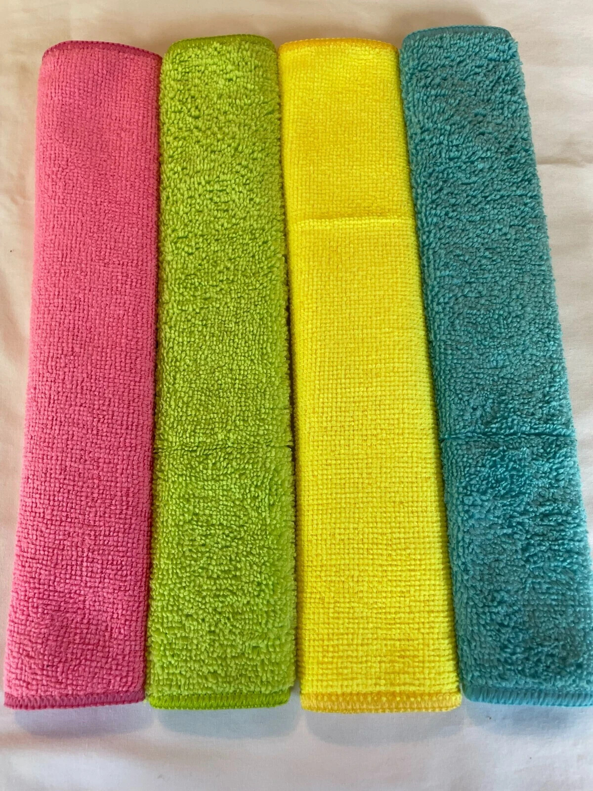 Microfiber Cleaning Cloths 12 Pack4 Assorted Colors, Rags for Home,Kitchen& Car.