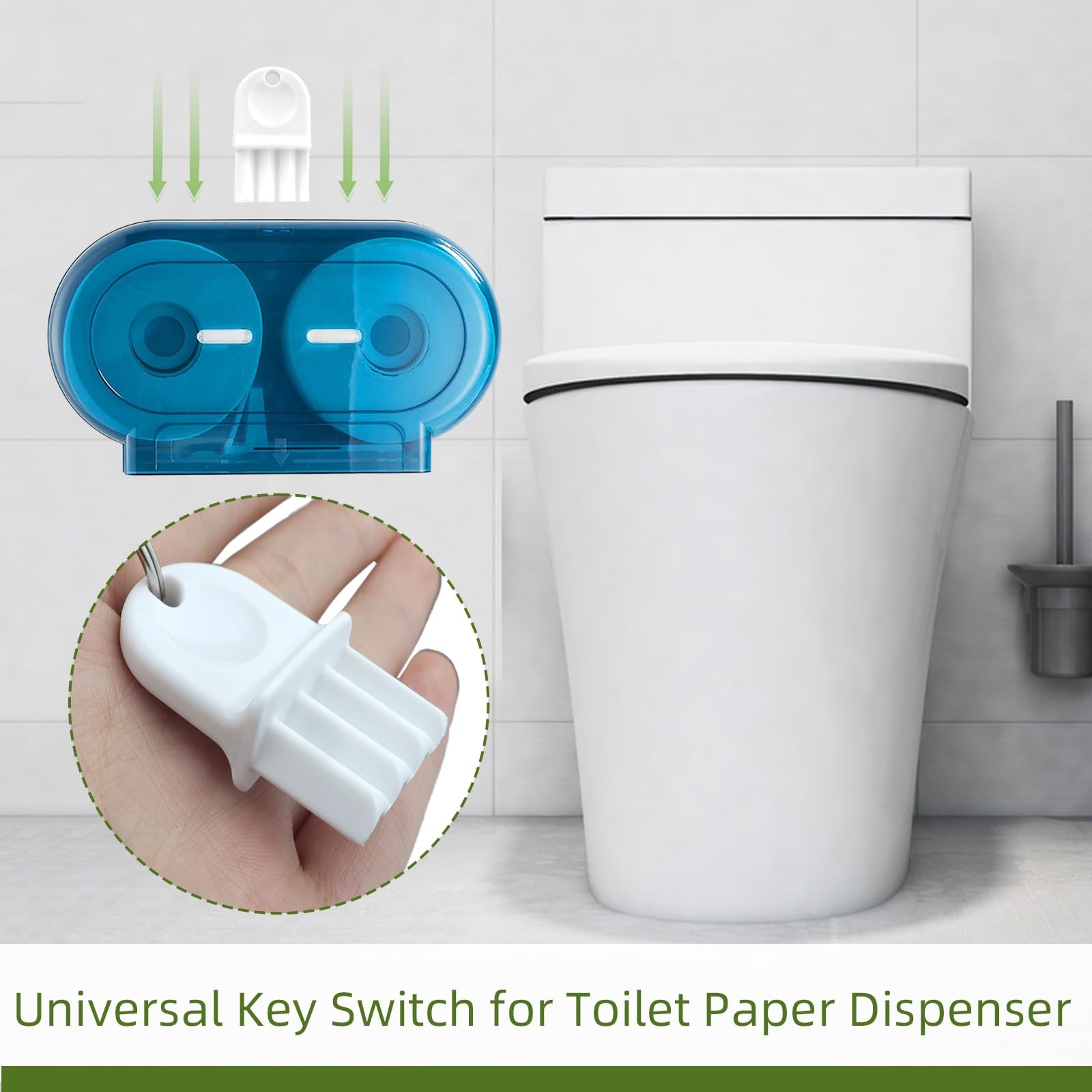 5Pcs Towel Dispenser Key,Holder Key,Tissue Dispenser Key,Universal Dispenser …