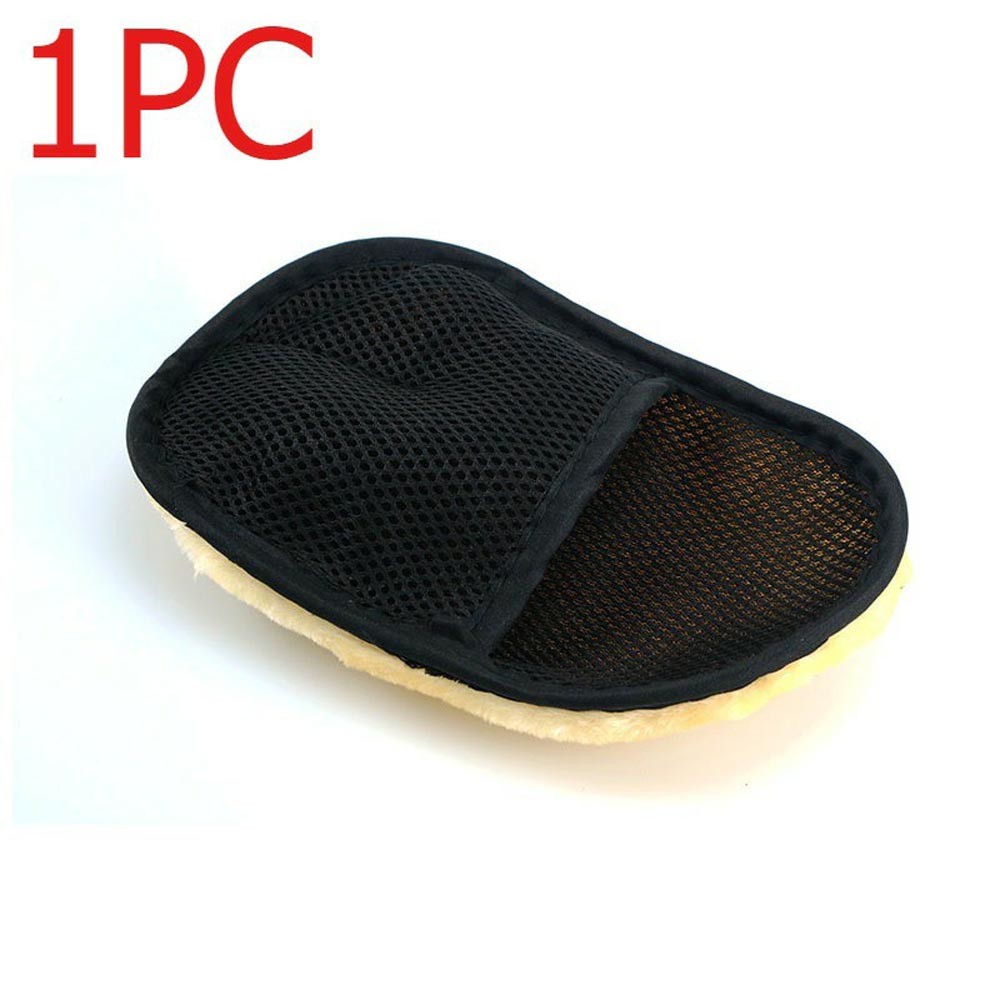 Durable Wool Car Wash Glove Soft Cleaning Mitt for Cars Trucks and Motorcycles