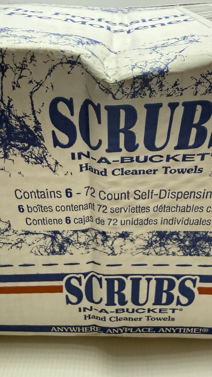 Scrubs In-A-Bucket 42272 10×12″ Hand Towel, 72 Count – 6 Tubs, FREE SHIPPING