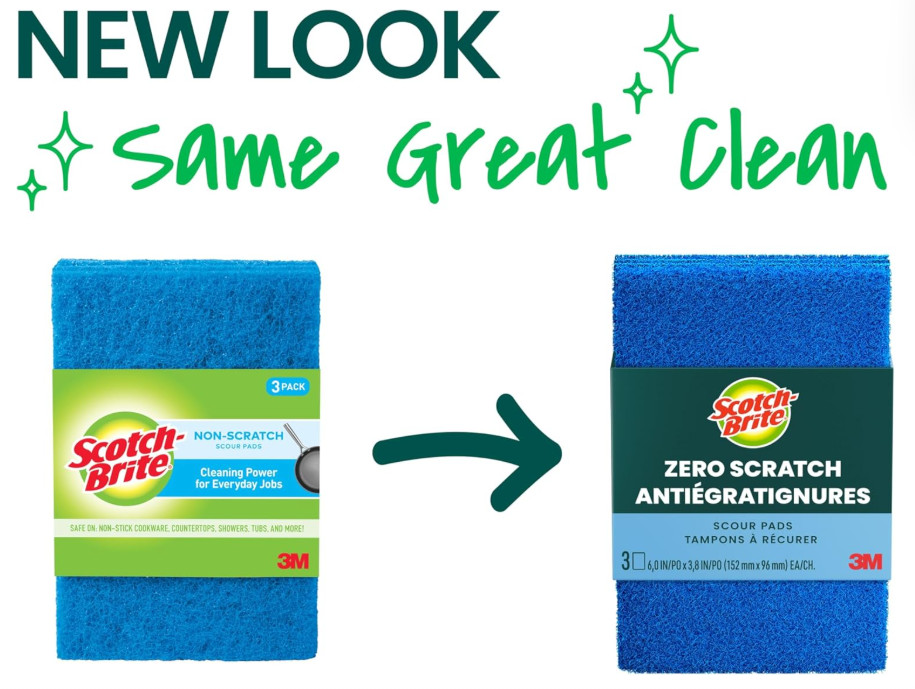 Scotch-Brite Non-Scratch Scour Pads, Scouring Pads for Kitchen and Dish Cleaning