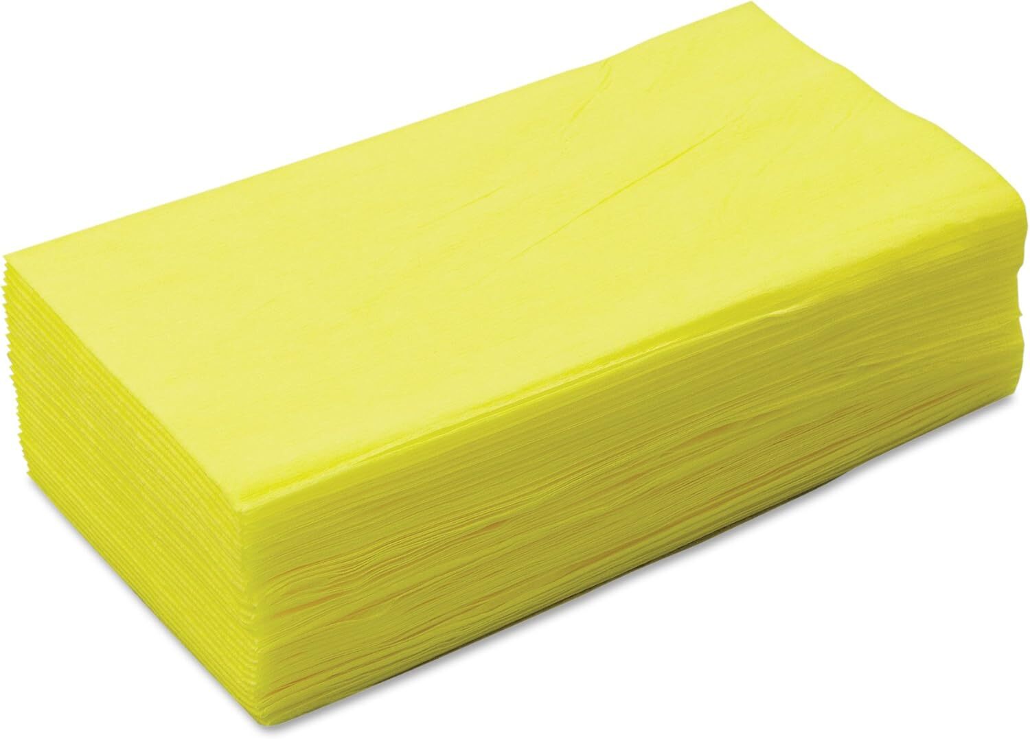 50 Count Yellow Dust Cloths 24X24 Nonwoven Cleaning Wipes For Dusting