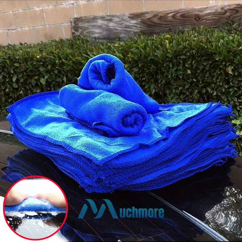 50 x Microfiber Towel Cleaning Cloth LED TV Auto Detailing Polishing No-Scratch