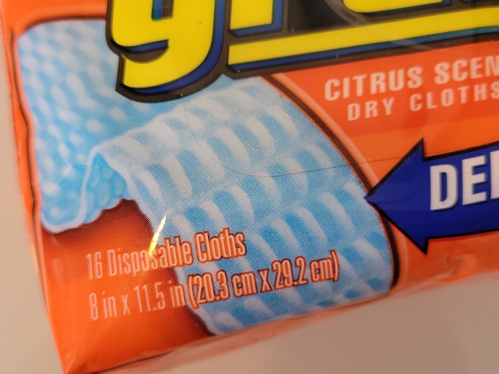 Grab It Refills Disposable 16 Dry Dusting Cloths Citrus scented from 2004 New