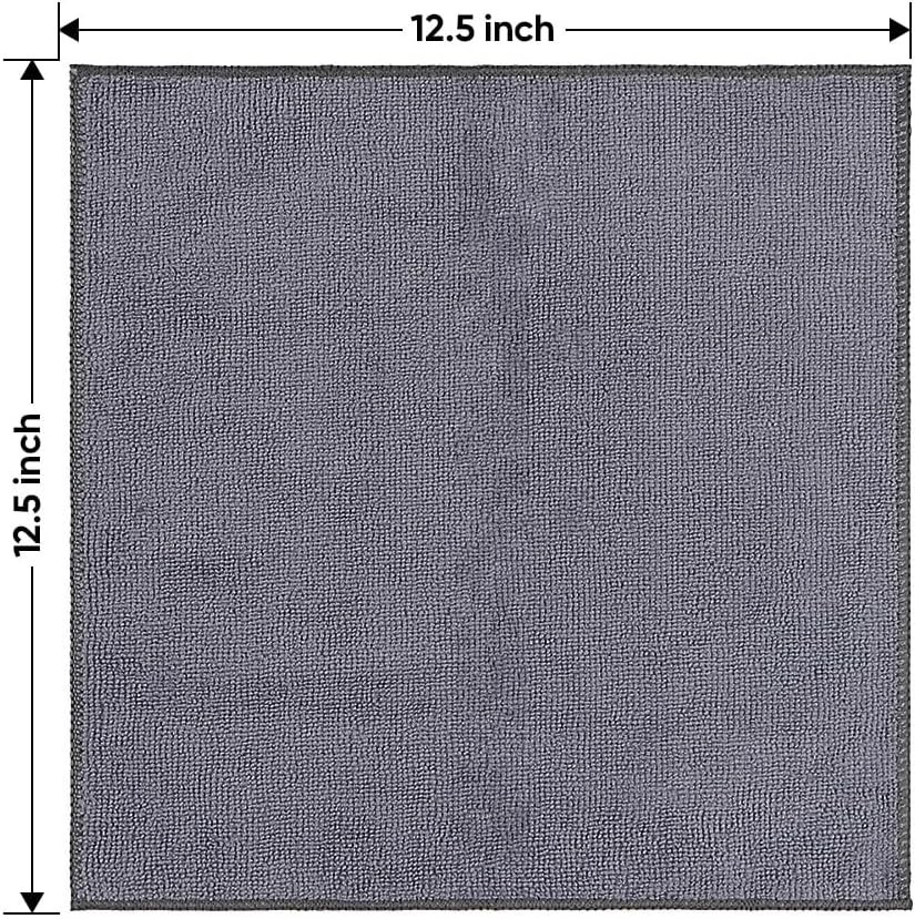 Microfiber Cleaning Cloth 12 Pack Ultra Absorbent Washing Cloth for Cars Kitchen