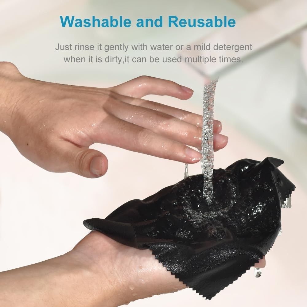 8 Individual Wrapped Microfiber Cloths 6×7” – Screen Wipes for Eyeglasses & More