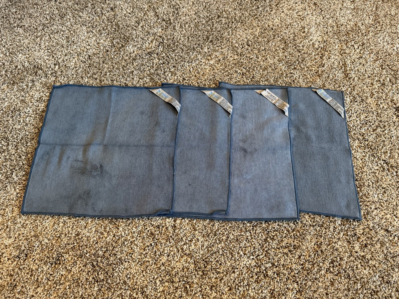 Norwex EnviroCloth – Denim – Used Set Of 4