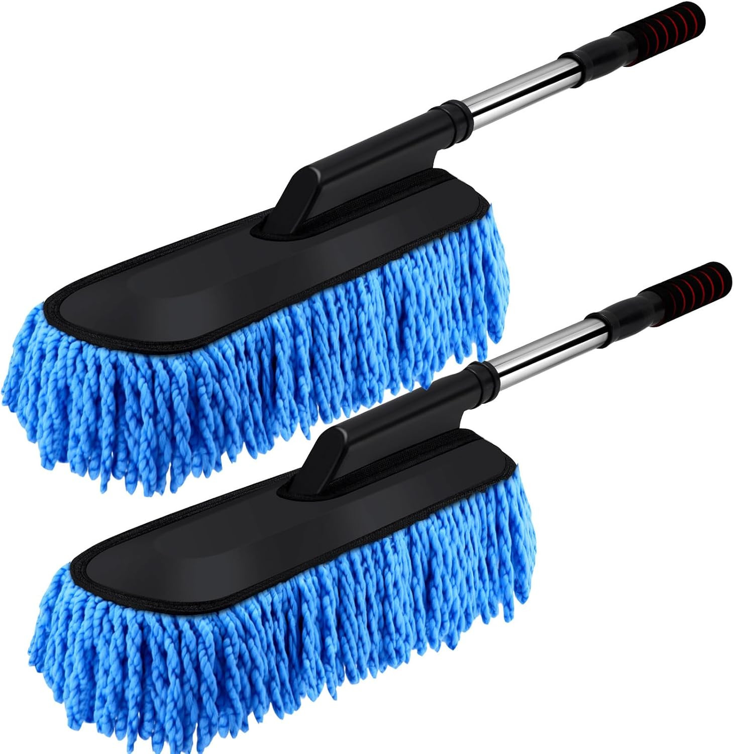 2 Pack Microfiber Car Duster Exterior Scratch Free with Extendable