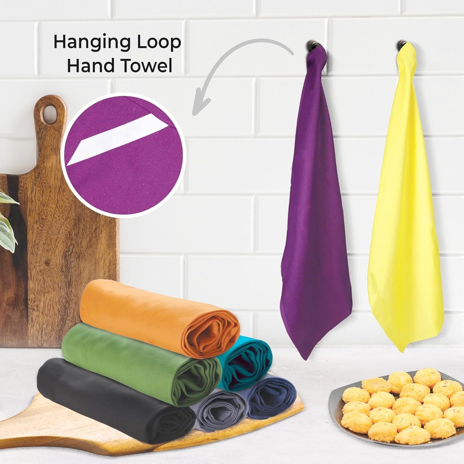 Kitchen Towels 100% Cotton Dish Towels for Kitchen(Set of 12)20”x30” Dish Cloths