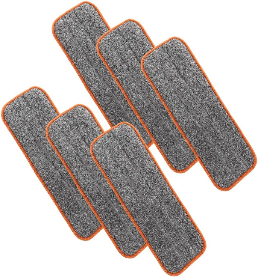 Microfiber Mopping Pad, 8 X 4.5 Inch Reusable Washable Mop Replacement Pad, Stre