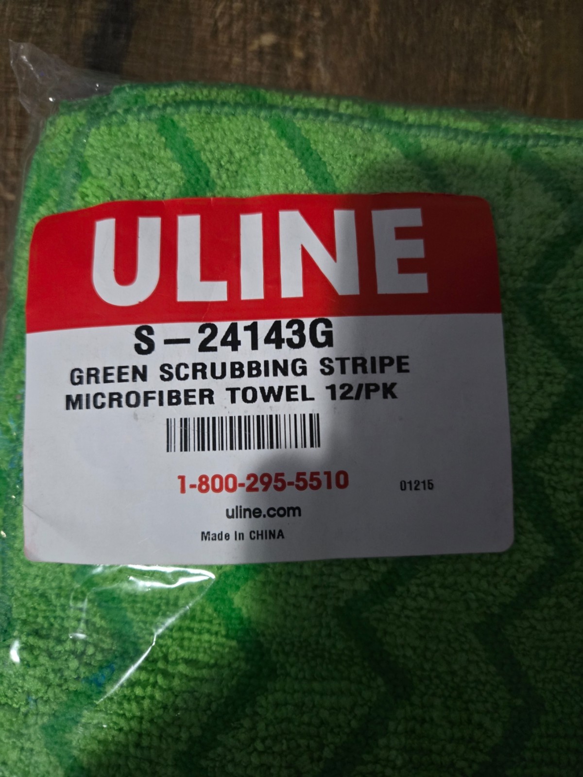Green Microfiber Towels, 16×16 12-pack, NEW