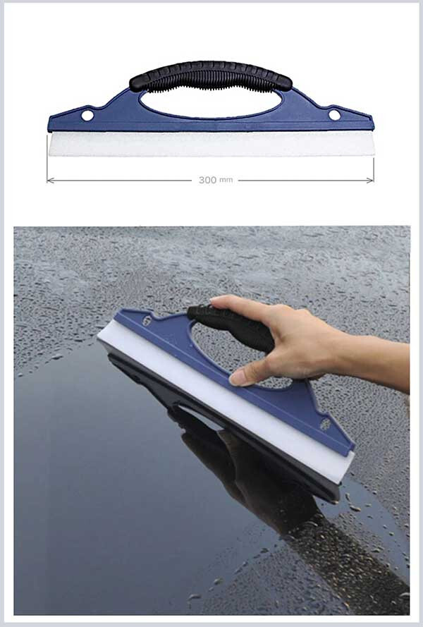 SQUEEGEE Silicone Water Wiper Blade Dry Glass Window Shower Car Cleaner Flexible