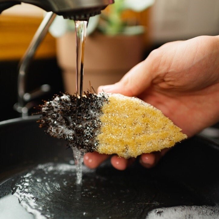 Bamboo Cleaning Brush | Kitchen Scrubber | Sisal and Coconut Bristles