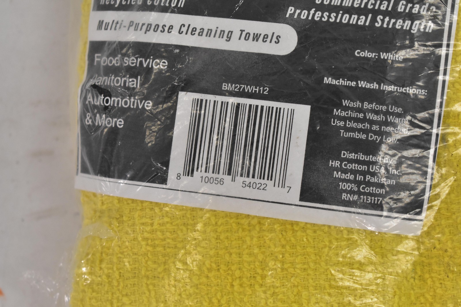 Cotton Homes Kitchen Bar Mop Towels 14×17 Eco Cotton Yellow Multi-Purpose Set