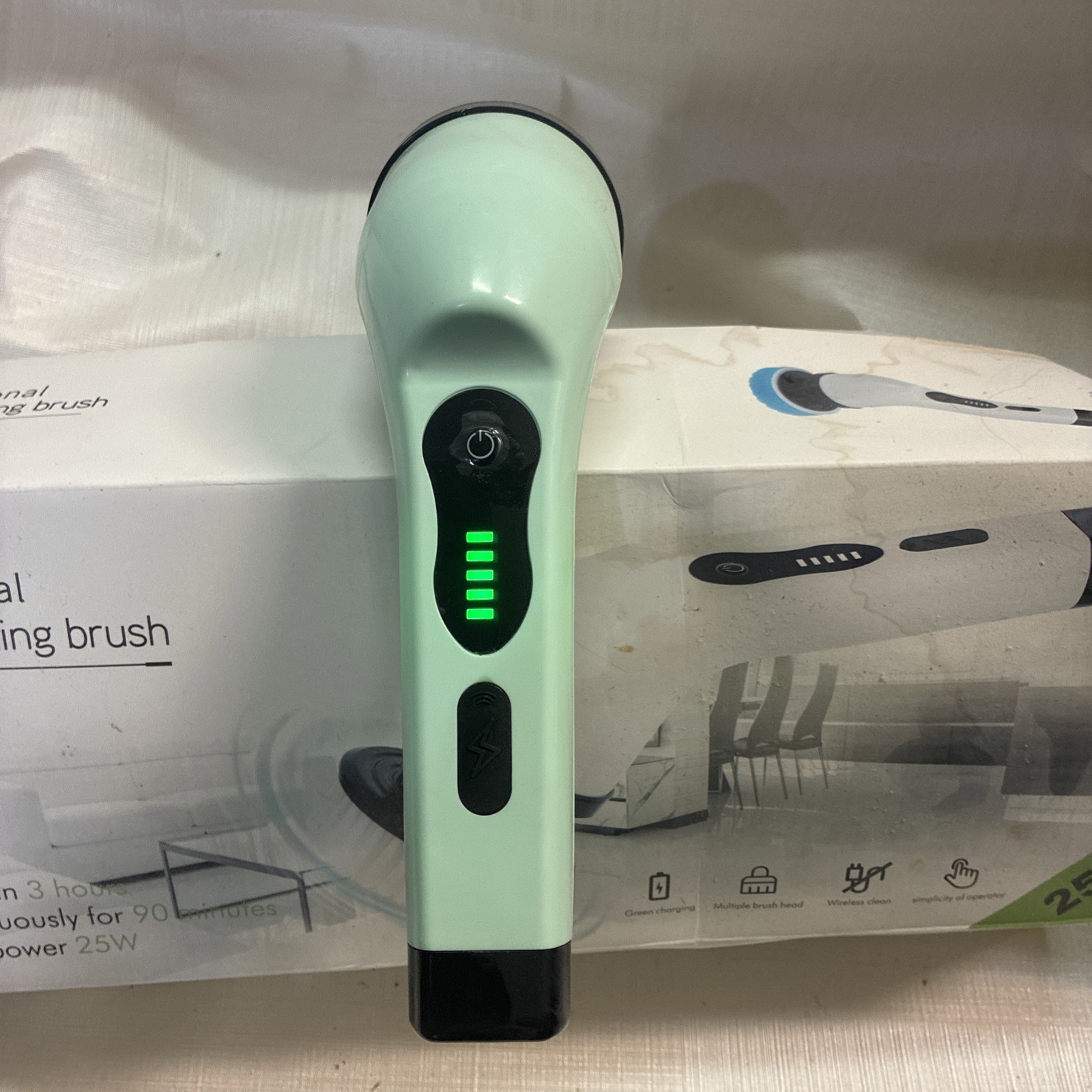 8 in 1 Electric Cleaning Brush ANS-8050 25W Rechargeable Multiple Heads