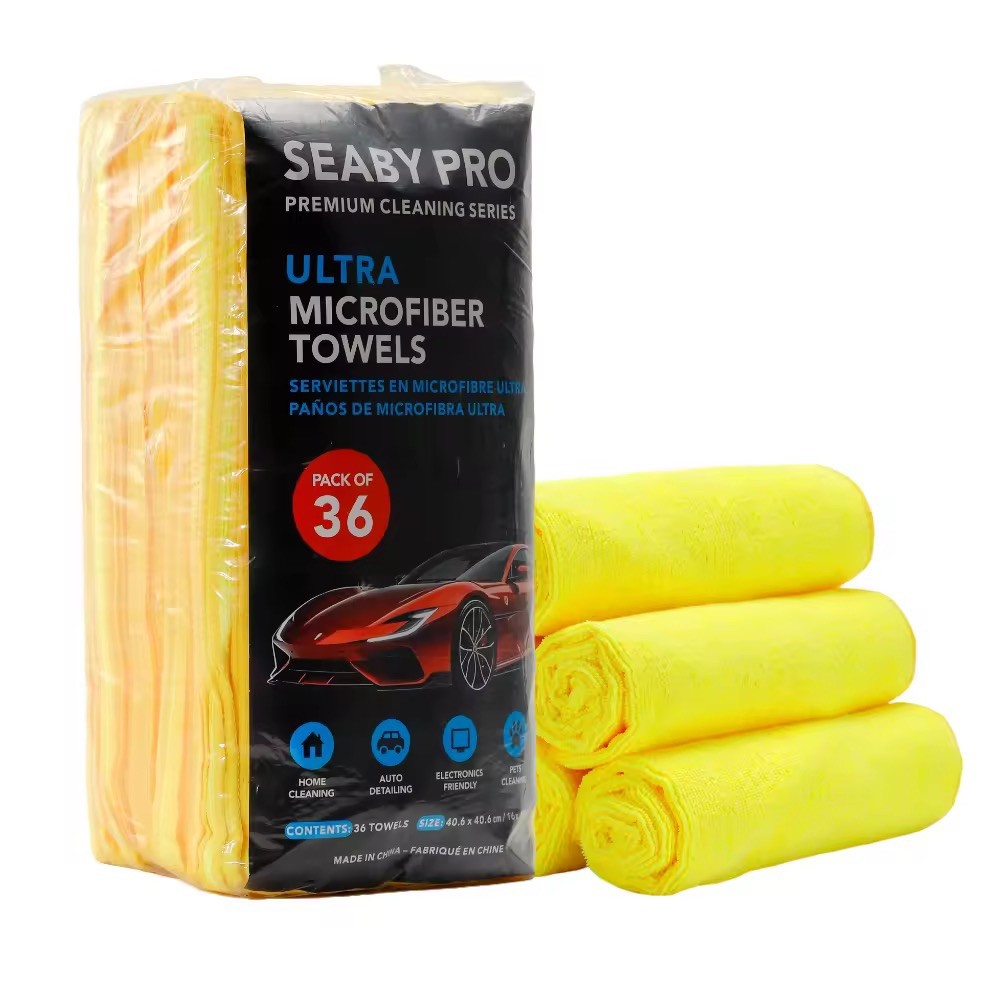 Aruin Microfiber Multicolor Customizable Automotive Towels 20x20cm-70x90cm