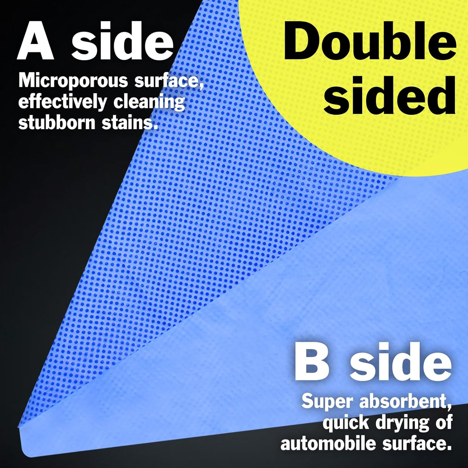 3 Pack Premium Shammy Cloth for Car Drying, 26”X17” Chamois Towel for Car, Super
