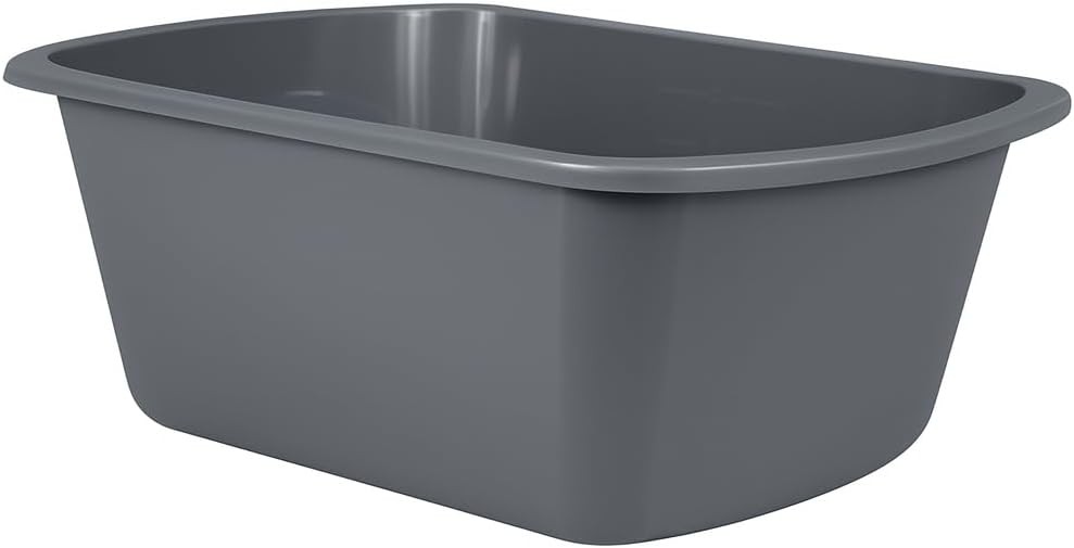 Wash Basins – Rectangular Plastic 7-Quart Graduated Hospital Soaking Tub with