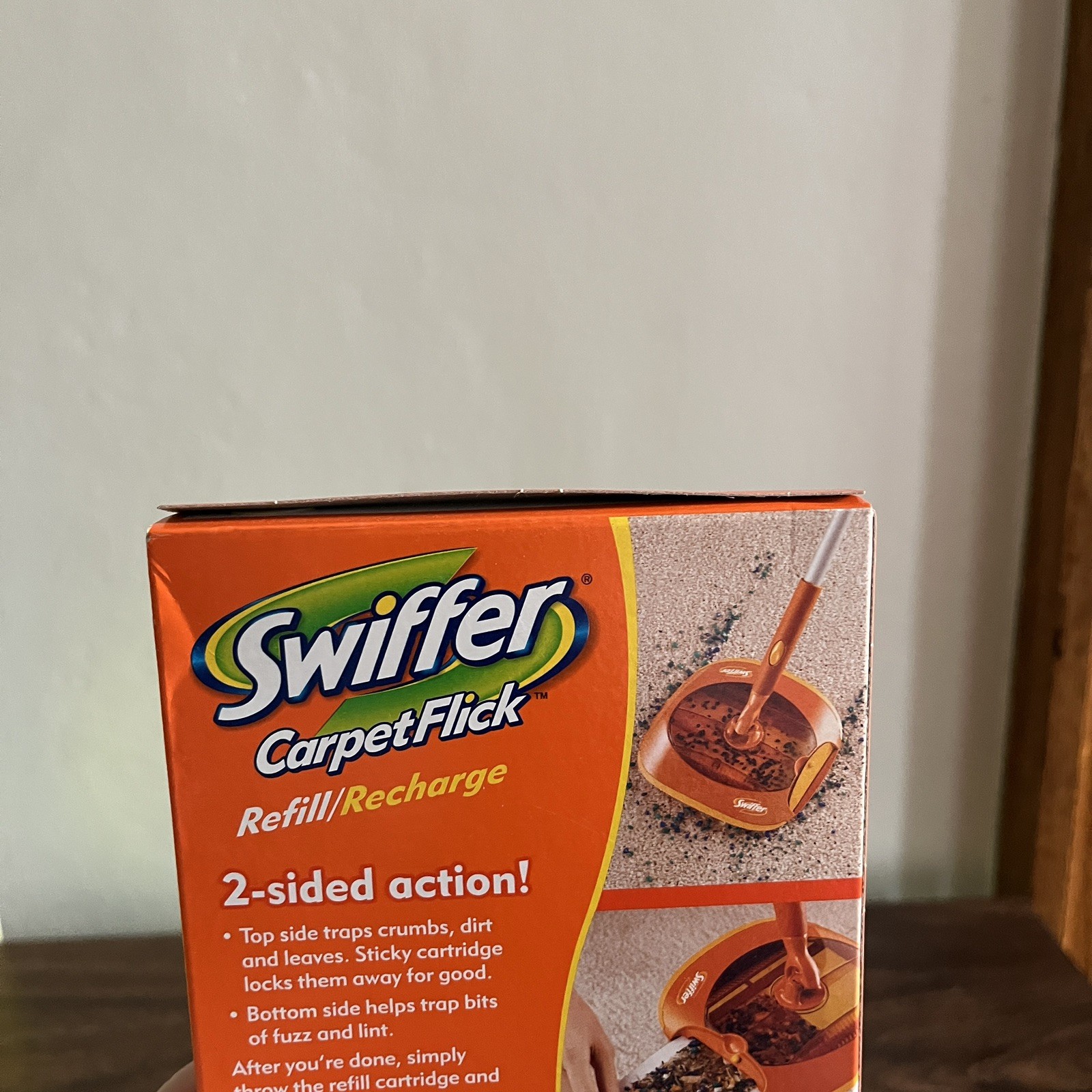 Swiffer Carpet Flick Carpet Sweeper Refill 12 Pack Discontinued HTF Sealed NEW