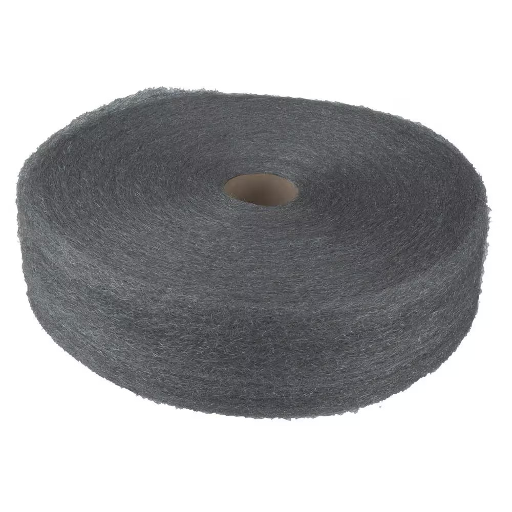 #3 Coarse 5 Lbs. Reel Industrial-Quality Steel Wool Reel Sponge (6/Carton)