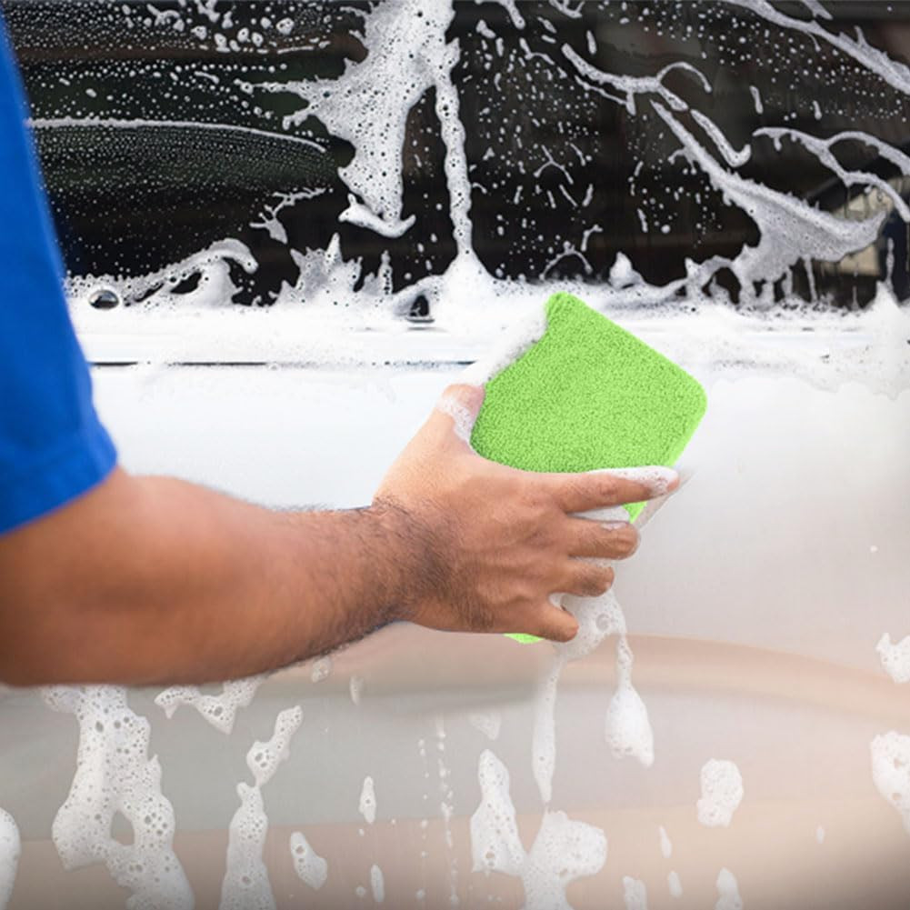Microfiber Applicator Pads Scratch-Free Car Wash Sponge for Cleaning Premium W