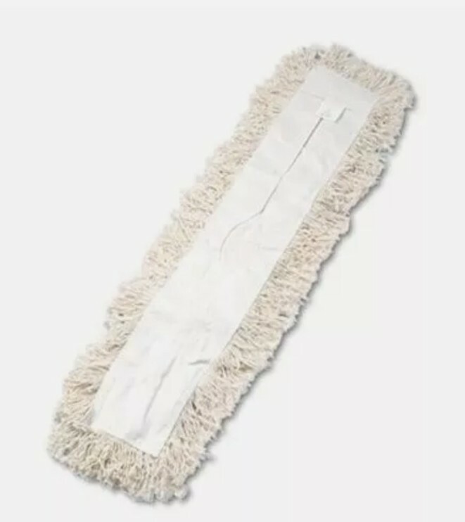Boardwalk Industrial Dust Mop Head, Hygrade Cotton, 36w x 5d, White (BWK1336)