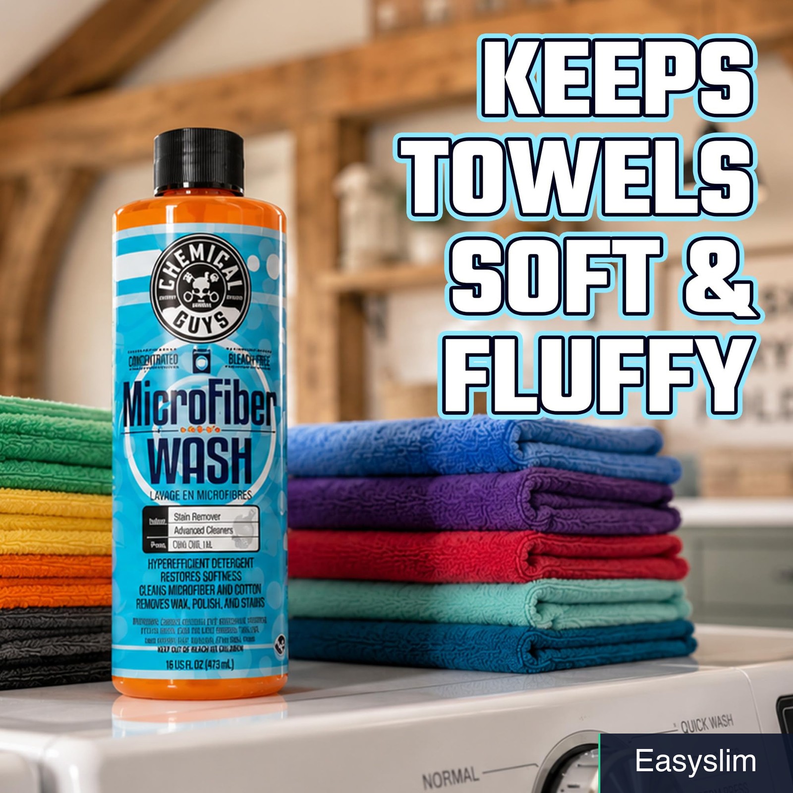 Microfiber Towel Wash Detergent 128 Oz Orange Scent Concentrated