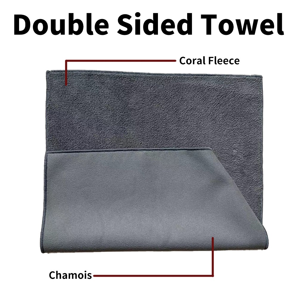 5PCs Microfiber Cleaning Cloth Towel Rag Car Polishing No Scratch Auto Detailing