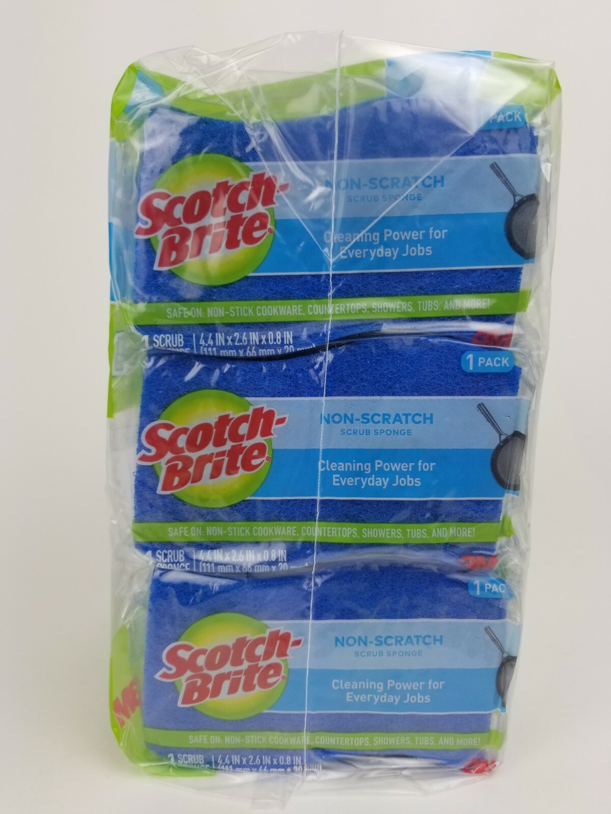 Scotch-Brite Non-Scratch Scrub Sponge 21 ct. Free Shipping New