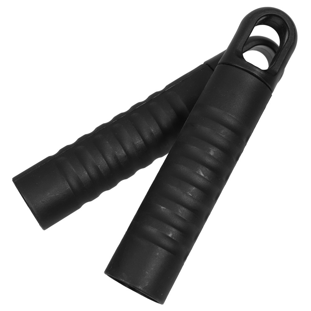2Pcs Black Broom Replacement Grips with Antislip Design for Easy Cleaning