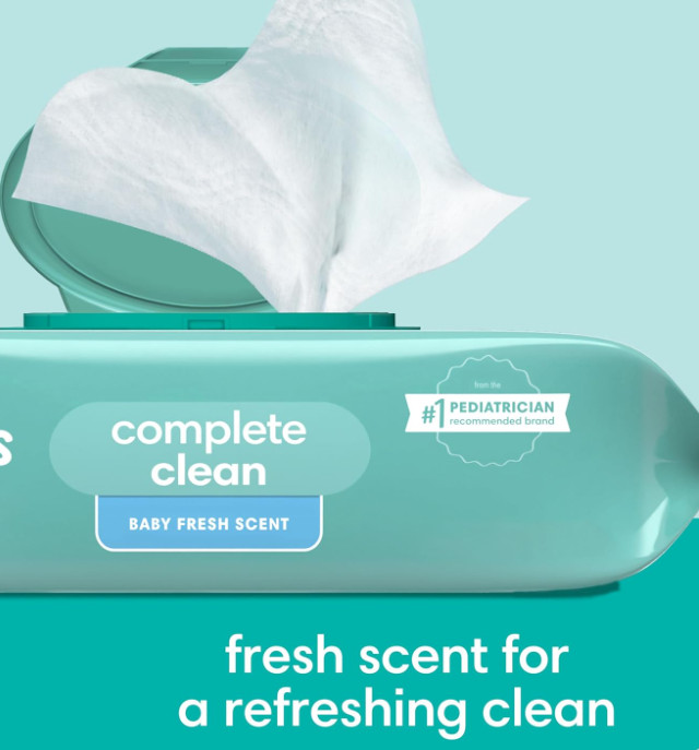 Baby Wet Wipes Cleaning Wet Towel Fresh Scent Hypoallergenic No Parabens-Alcohol
