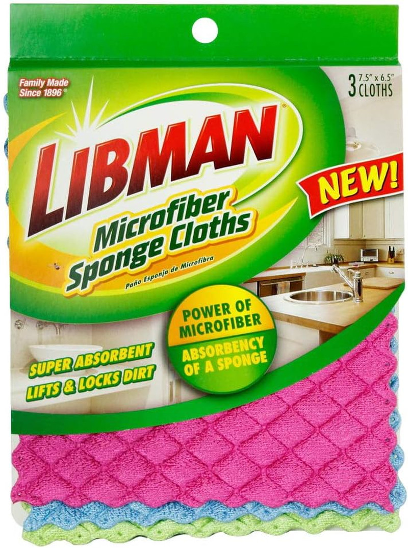 2103 Microfiber Sponge Cloth with Microfiber and Sponge Layers