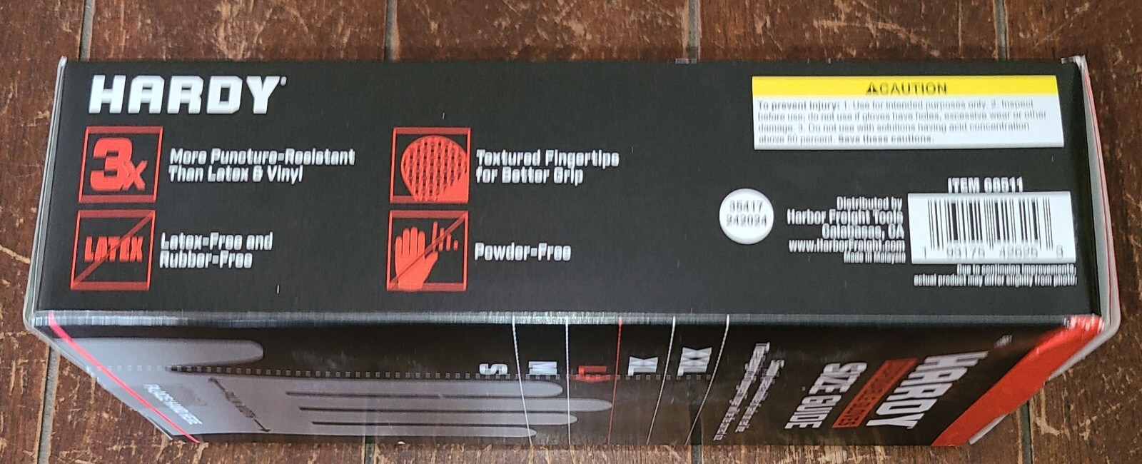 Hardy Extreme Duty L Nitrile Disposable Gloves ~50 Gloves Per Box~ 9 MIL