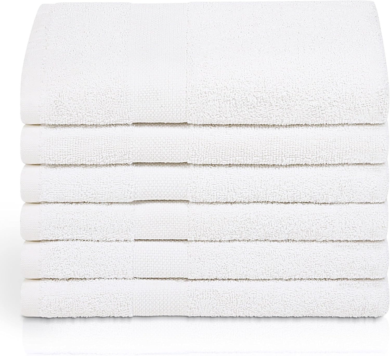 Simpli-Magic 79404 Bath Towels, White, 25×50 Inches Towels for Pool, Spa, and