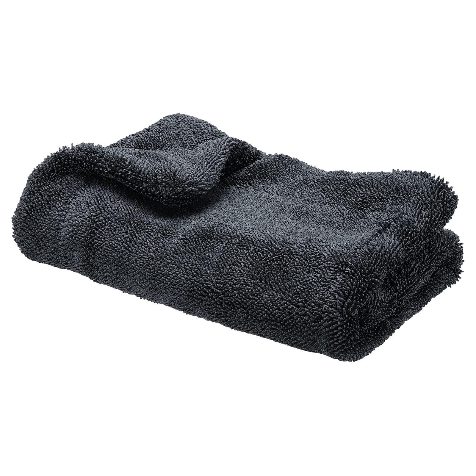 16 x 16 Inch Double Layer Car Microfiber Towels, Grey(1100GSM)