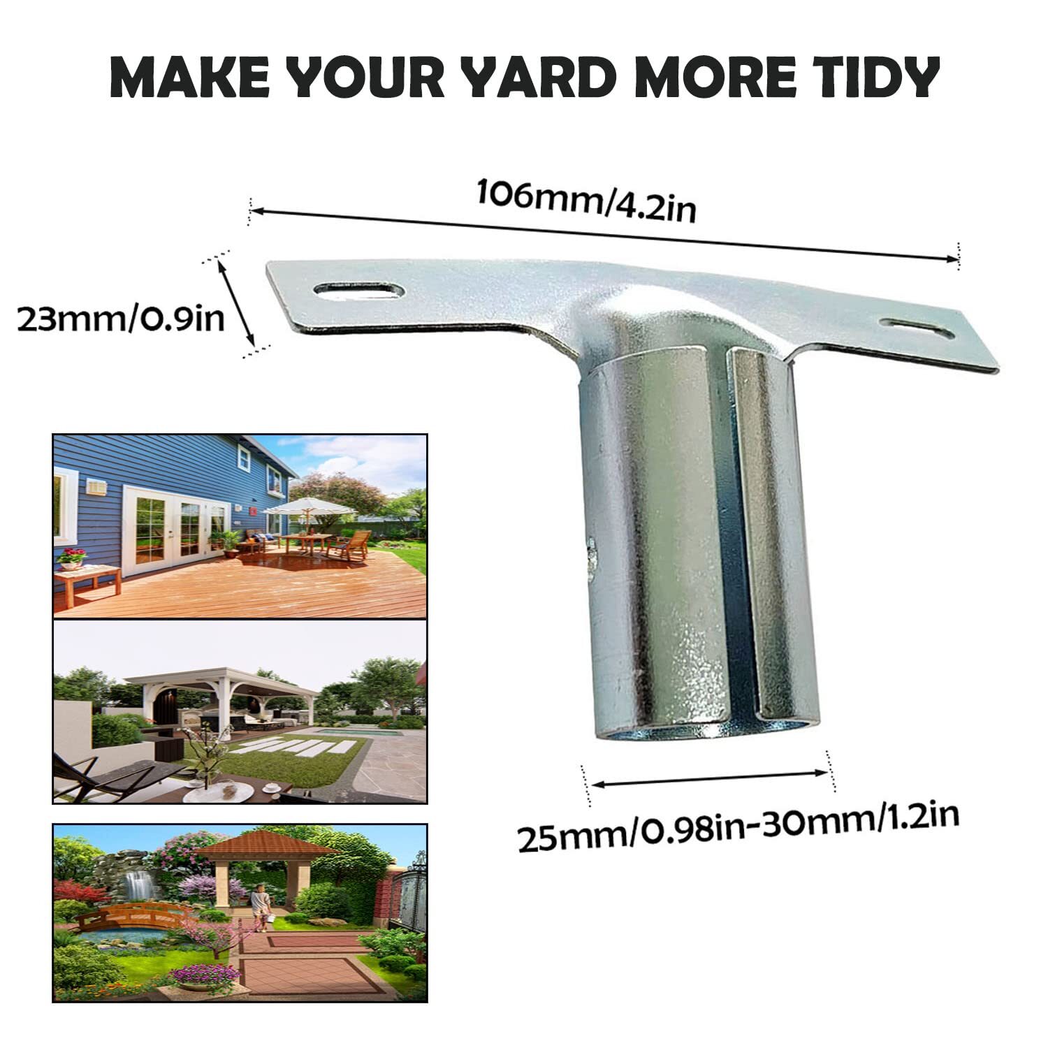 Broom Handle Bracketmultiple Mounting Options Broom Head Bracketgalvanizing Proc