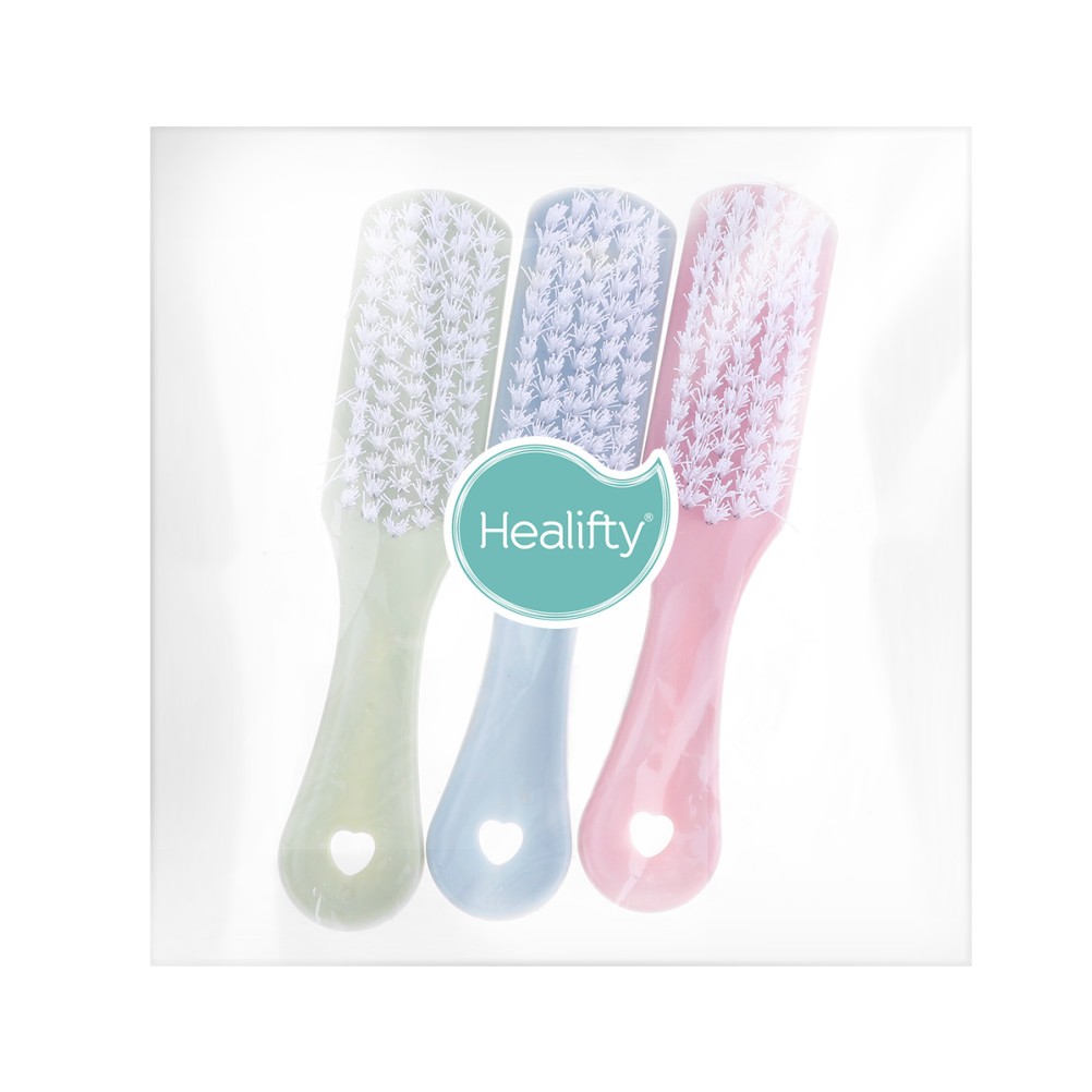 3Pcs Durable PP Cleaning Brushes Home Laundry Tool with Bristles Assorted Colors