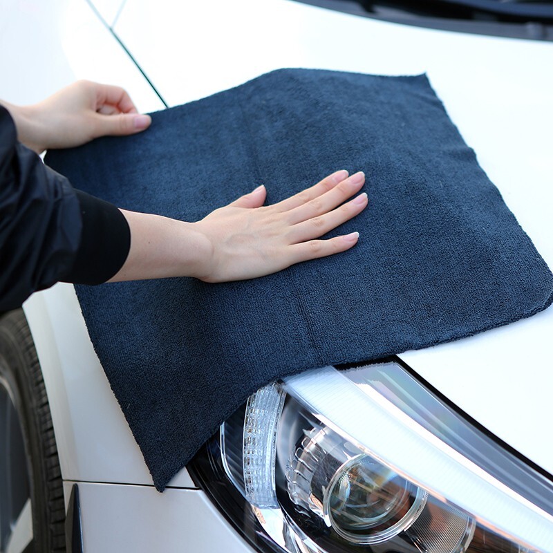 10 Pcs Edgeless microfiber towels cleaning towel plush 16×16″ 380 gsm lint free
