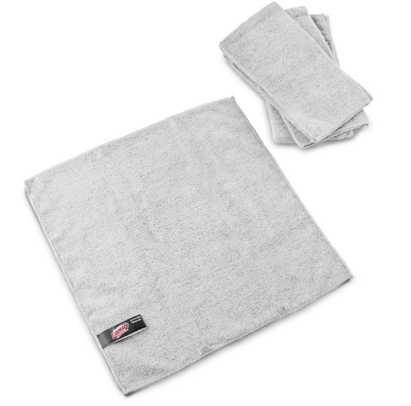 LIBMAN 12 PACK OF MICROFIBER CLEANING CLOTHS RAGS – DURABLE REUSABLE WASHABLE !!