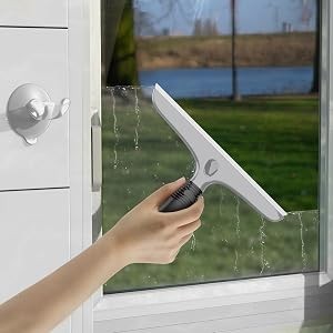 Multi-Purpose Silicon Squeegee for Window, Glass, Shower Door, Car Windshield,